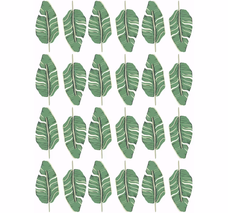 Nature wallpaper opulent leaf design - TenStickers