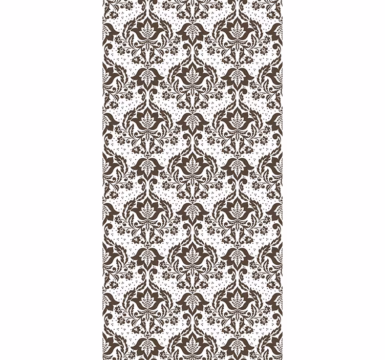 Vintage wallpaper with baroque design - TenStickers
