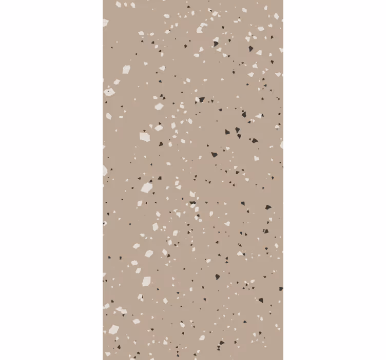 Marble wallpaper in neutral terrazzo pattern - TenStickers
