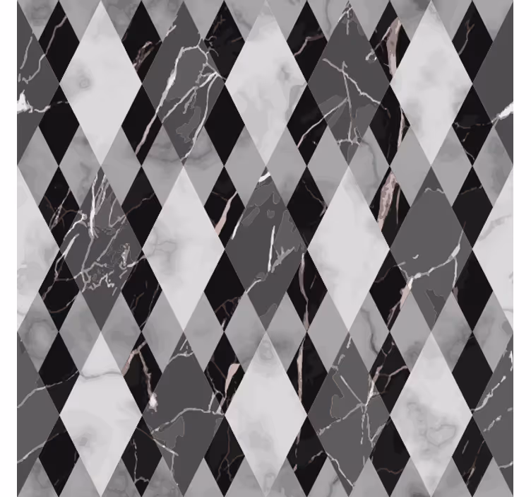 Marble wallpaper diamond dark design - TenStickers