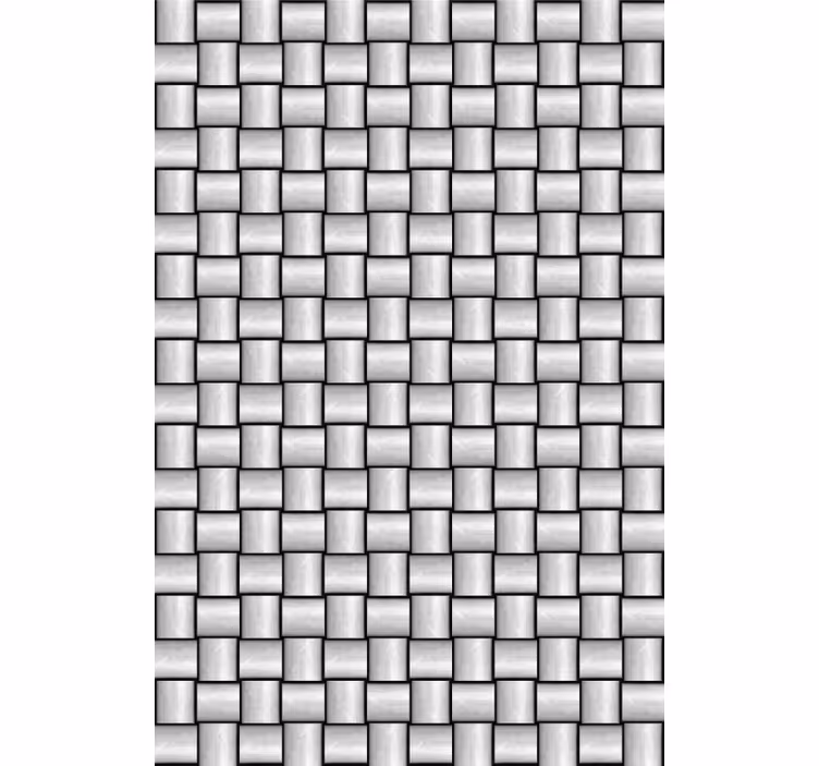 Marble wallpaper with grey squares motif - TenStickers
