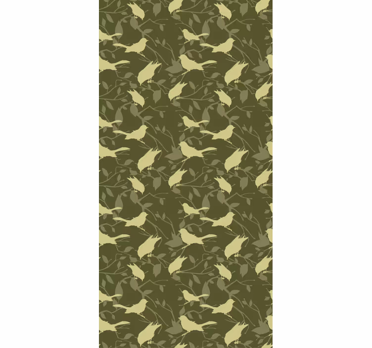 Kids wallpaper green victorian design - TenStickers
