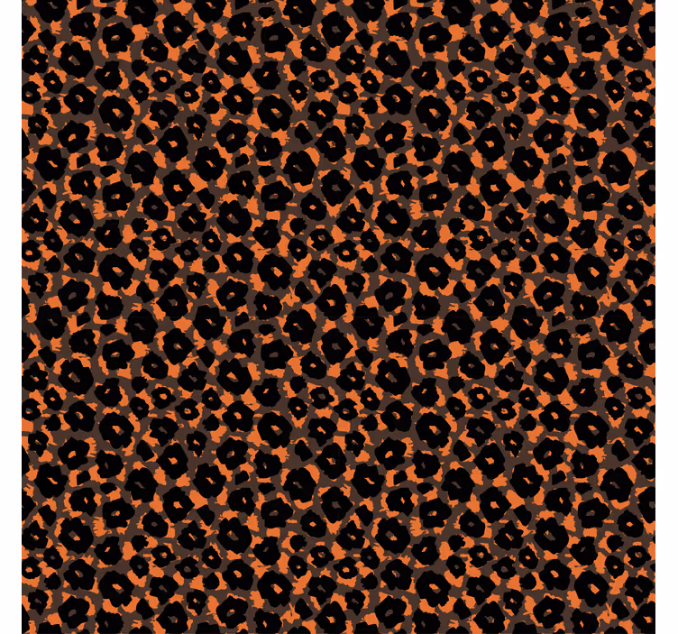 Kids wallpaper in leopard print - TenStickers