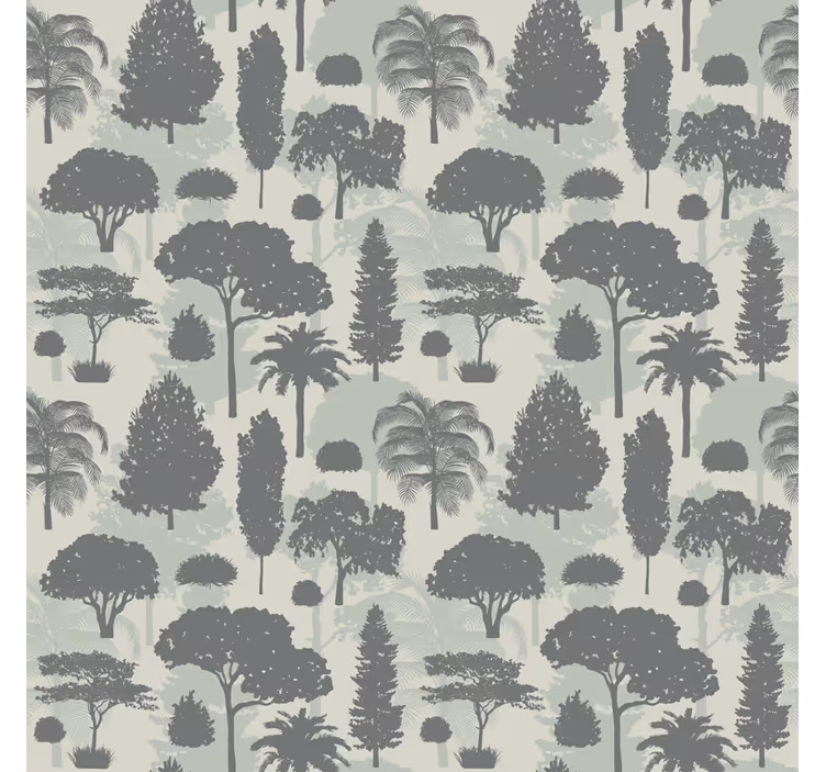 Scandinavian wallpaper nordic tree pattern design - TenStickers