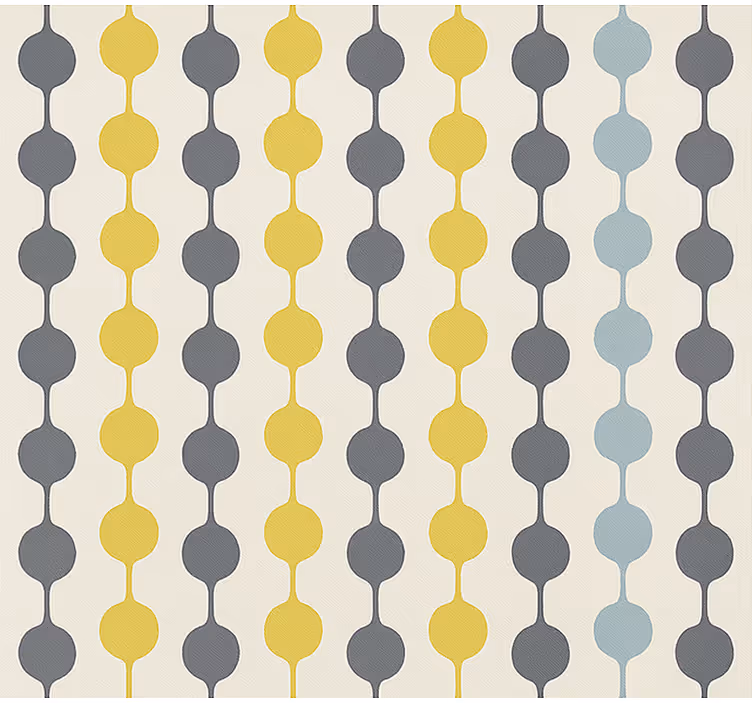 Hanging colourful circles scandinavian wallpaper - TenStickers