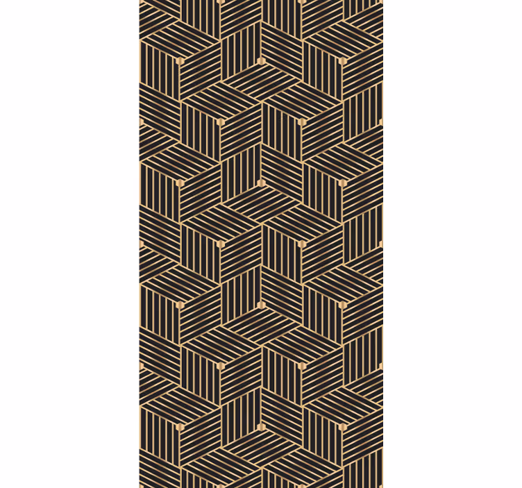 Texture pattern wallpaper geometric linear design - TenStickers