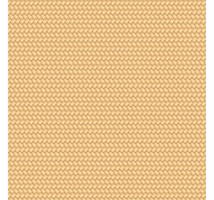Living room wallpaper wicker weave design - TenStickers