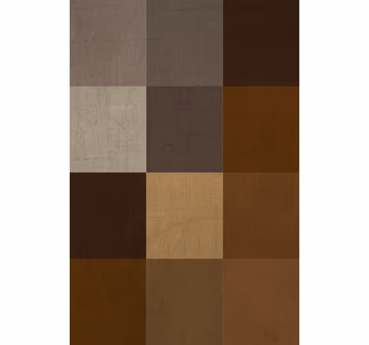 Living room wallpaper patchwork pattern design - TenStickers