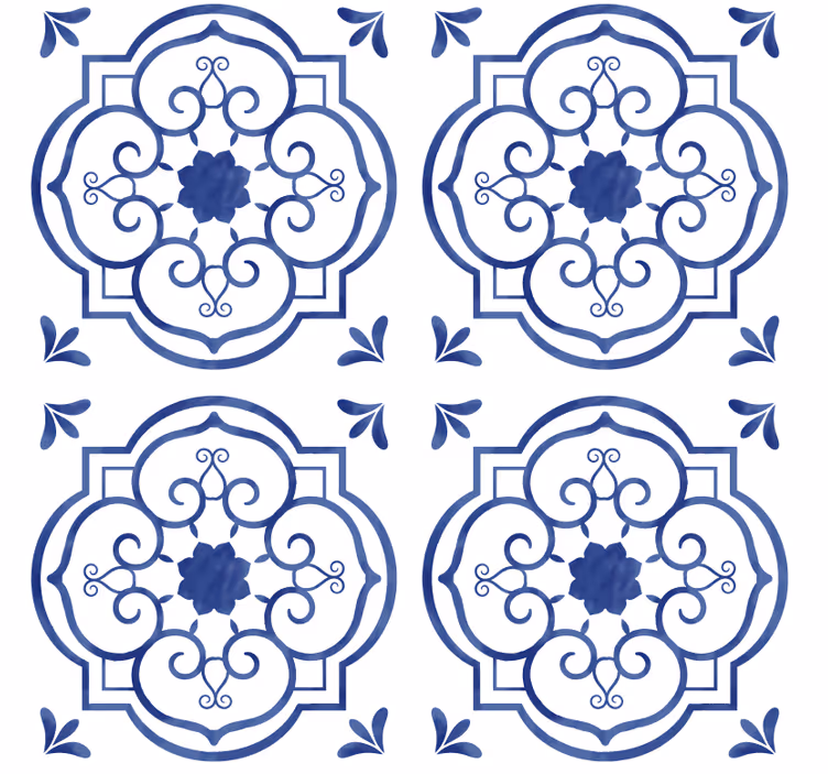 Tile wallpaper classic design - TenStickers
