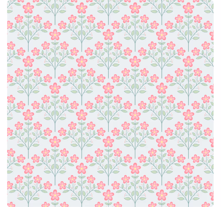 Tile wallpaper floral small tile - TenStickers