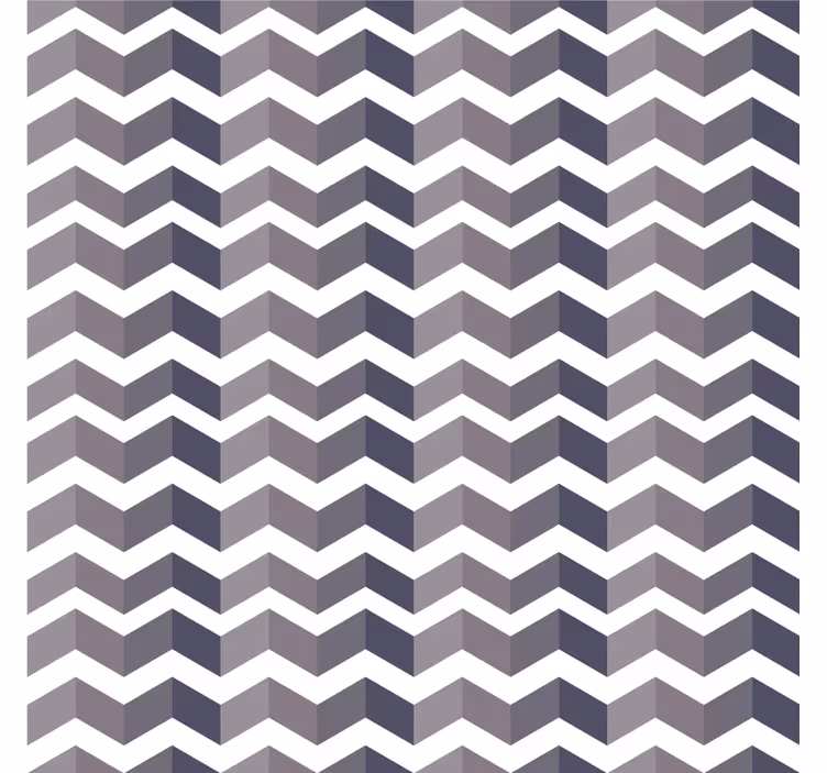 Geometric wallpaper in chevron style arrangement - TenStickers