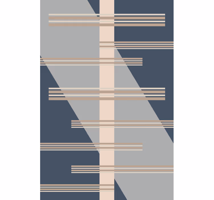 Modern wallpaper geometric line design - TenStickers