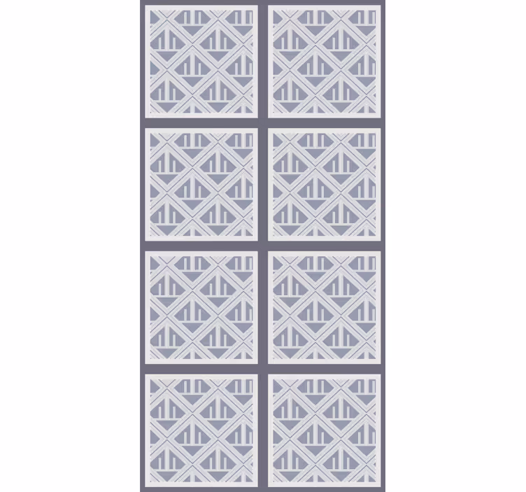 Modern wallpaper with geometric patterned design - TenStickers