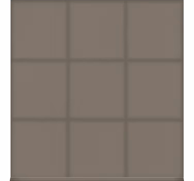 Dining room wallpaper in cool brown solid color - TenStickers