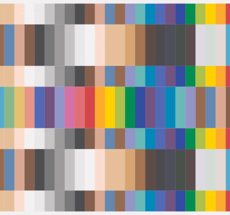 Kitchen wallpaper multicolour small squares - TenStickers