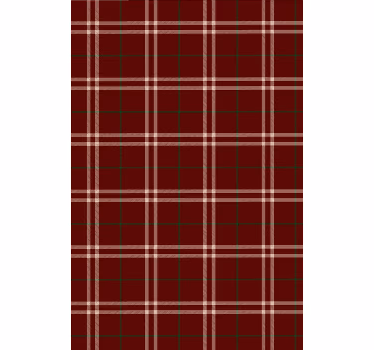Living room wallpaper plaid pattern design - TenStickers