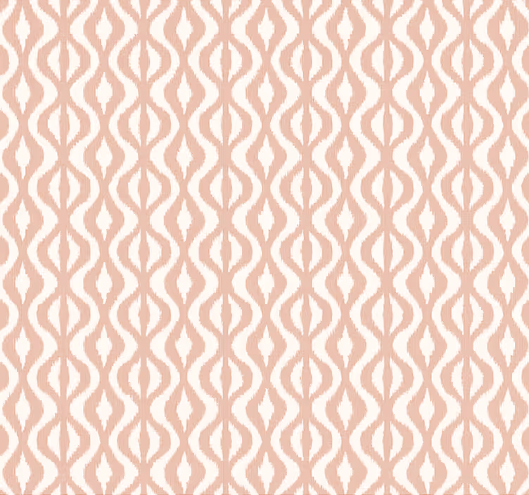 Master bedroom wallpaper dusty rose ikat pattern - TenStickers