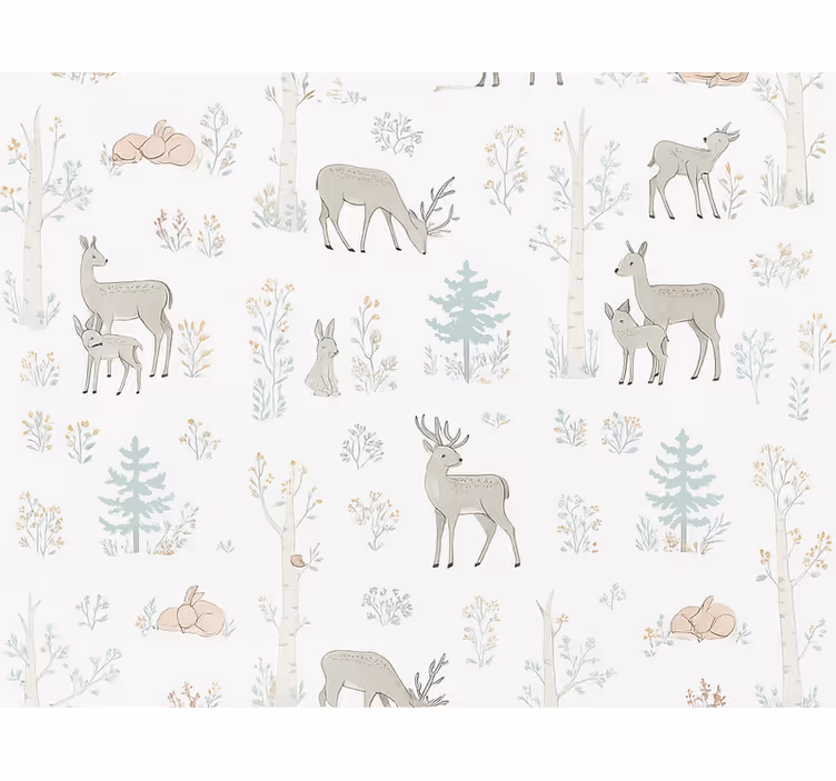 Master bedroom wallpaper floral for kids - TenStickers