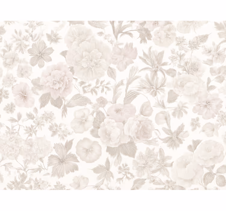 Vintage floral master bedroom wallpaper - TenStickers