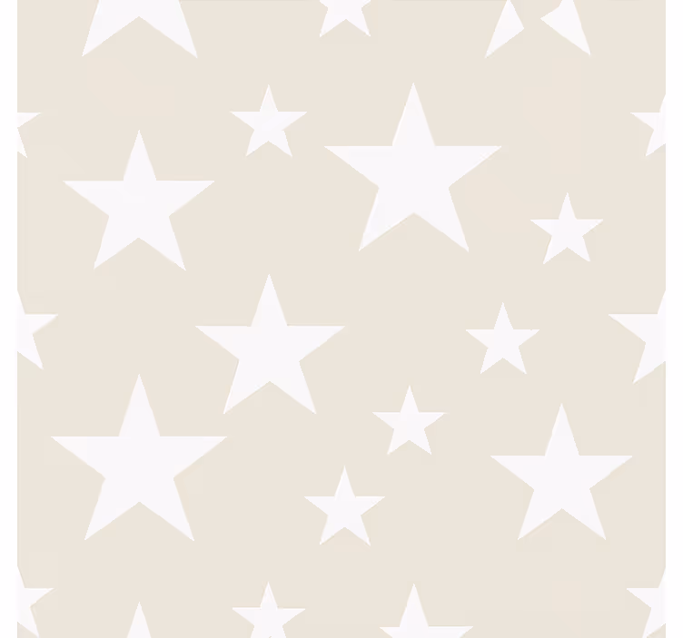 Kids wallpaper big grey star pattern - TenStickers