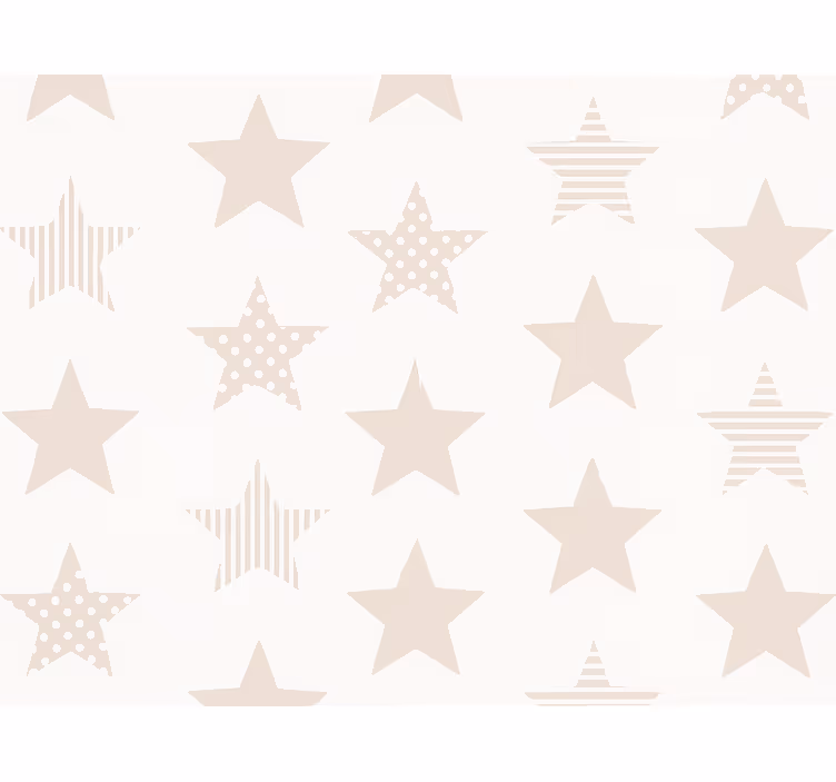 Kids star pattern kids wallpaper - TenStickers