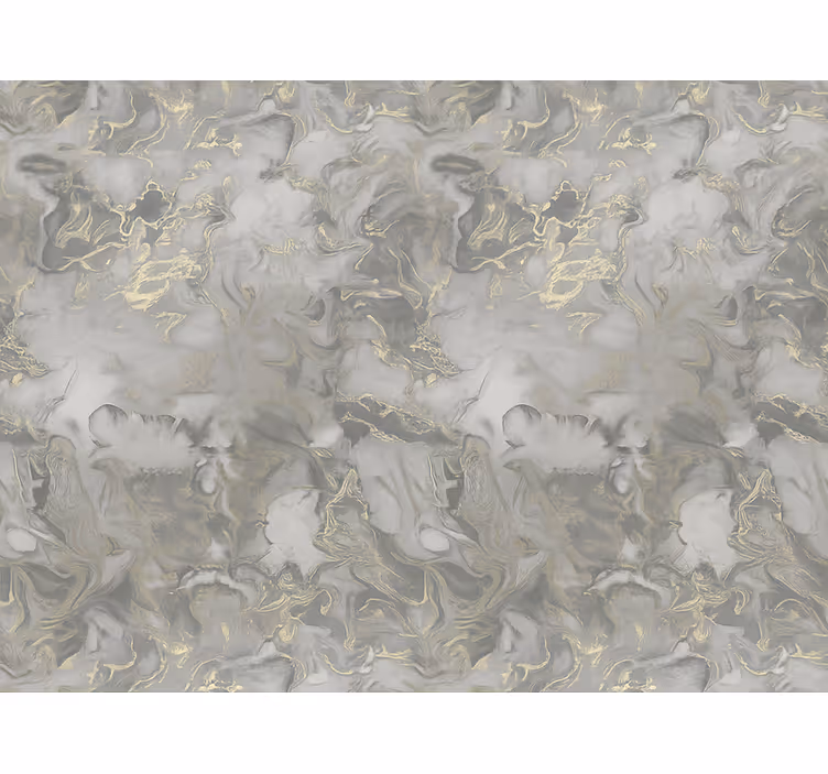 Master bedroom wallpaper grey liquid marble with metallic - TenStickers