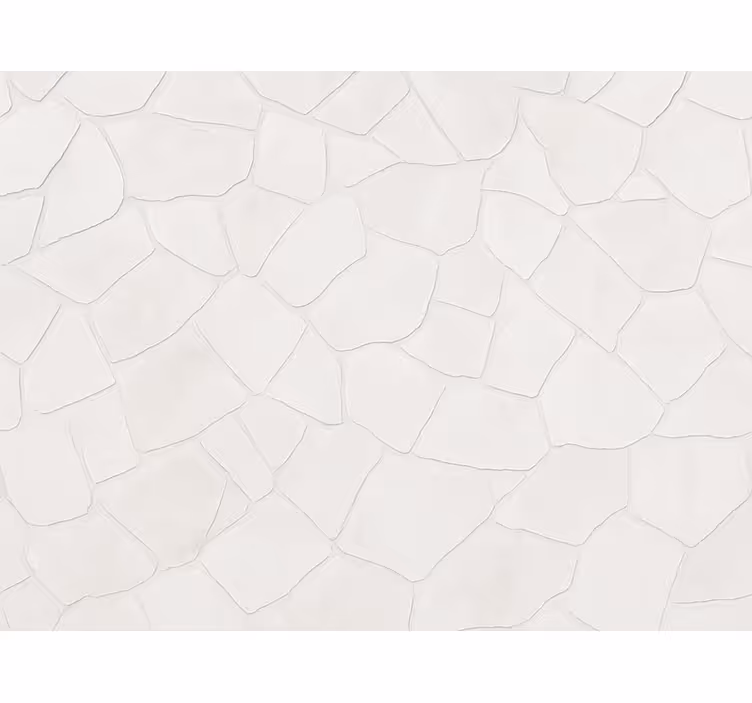 Living room wallpaper white stone washed wall - TenStickers