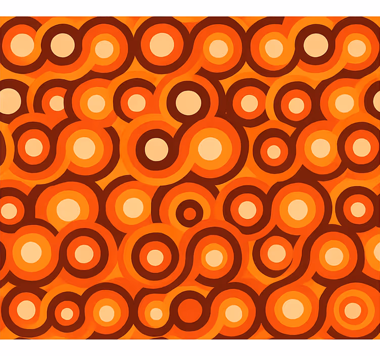 Living room wallpaper abstract modern warm colors - TenStickers