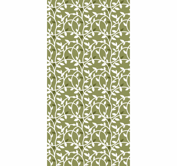 Master bedroom wallpaper vine pattern elegance - TenStickers