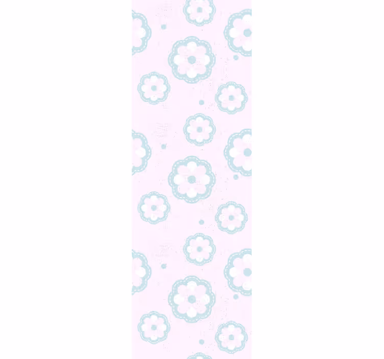 Bedroom wallpaper pink pattern shabby chic - TenStickers
