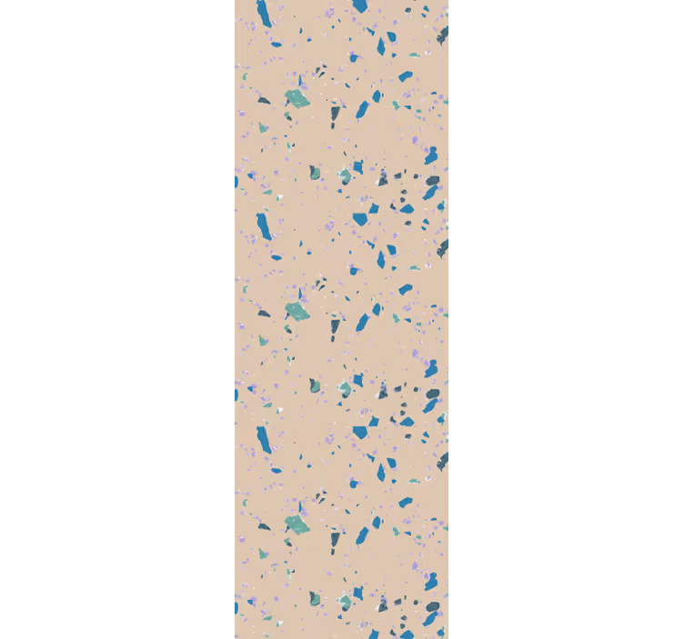 Bedroom wallpaper colorful terrazzo stone design - TenStickers