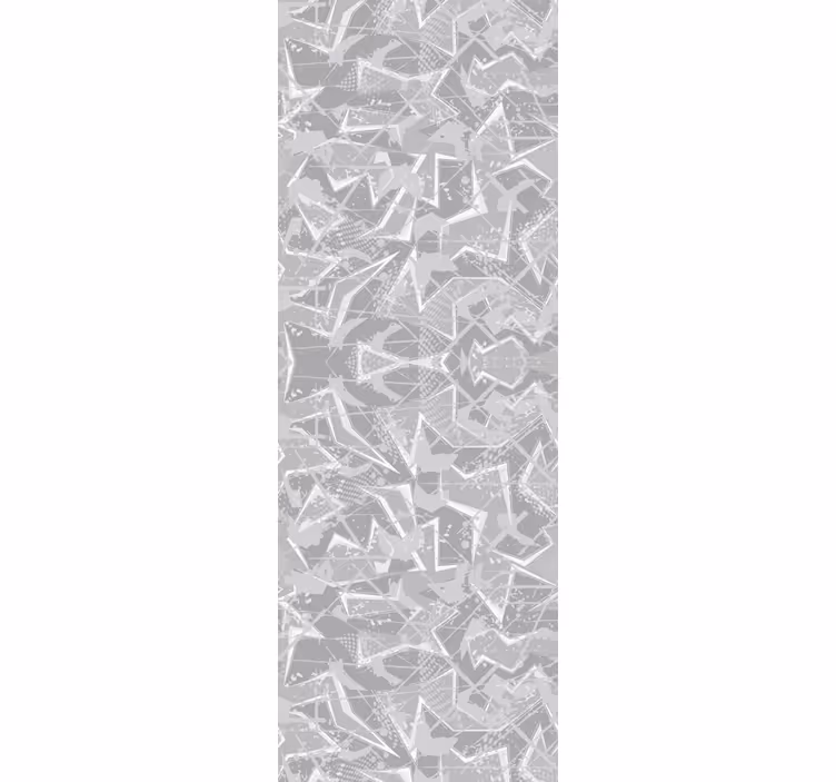 Bedroom wallpaper in gray 80's fine graphics - TenStickers
