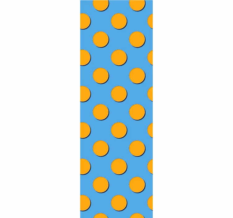 Bedroom wallpaper retro dots abstract geometric design - TenStickers