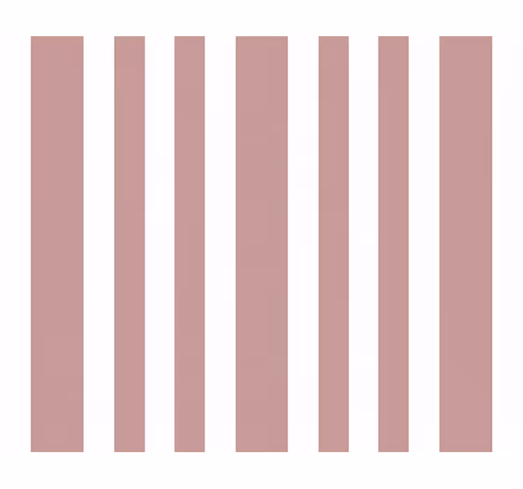 Vertical line wallpaper in pink and white stripes - TenStickers