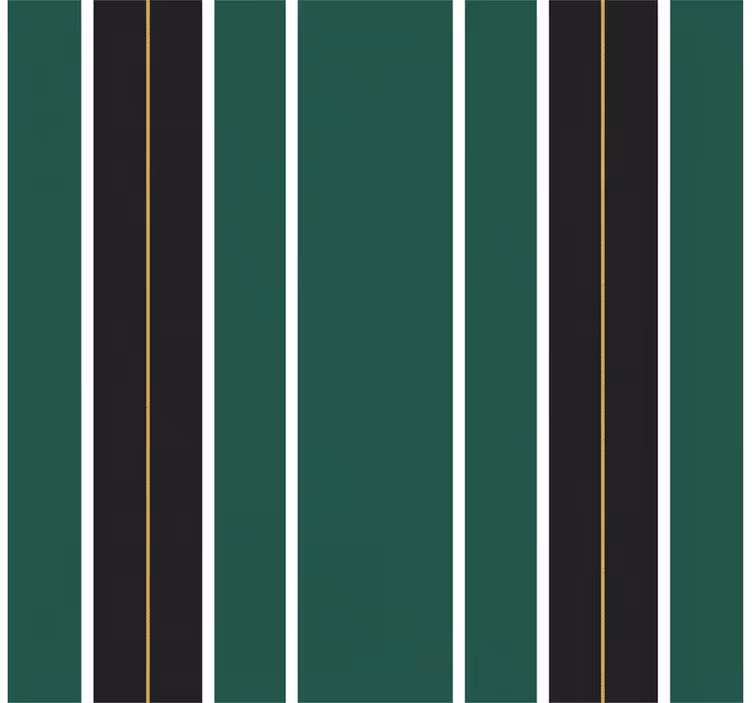 Vertical line wallpaper green and black stripe pattern - TenStickers
