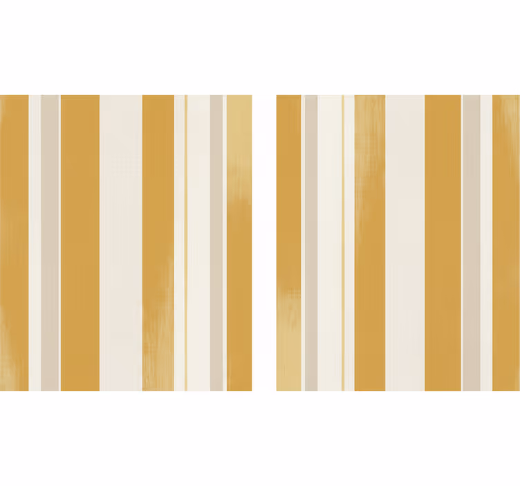 Vertical line wallpaper in fine decor yellow stripes - TenStickers