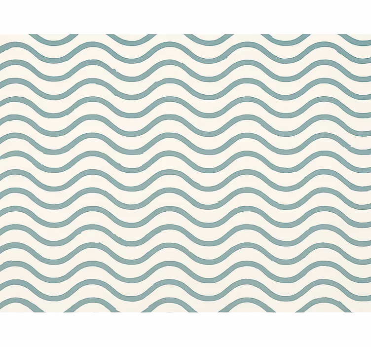 Shapes wallpaper in muted teal pixel waves - TenStickers