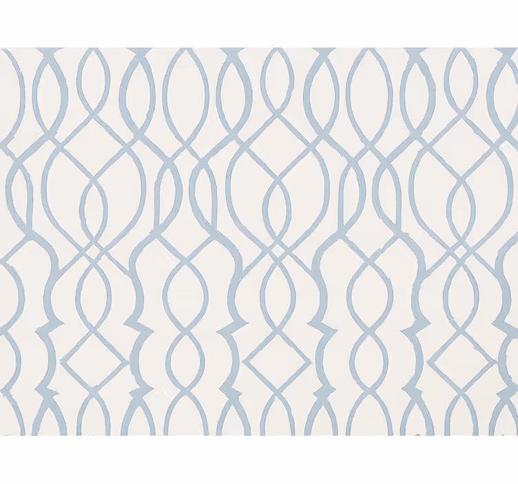 Shapes wallpaper light and airy blue geometric - TenStickers