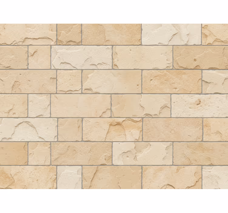 Stone wallpaper light sandstone blocks b075xnd2r6 - TenStickers
