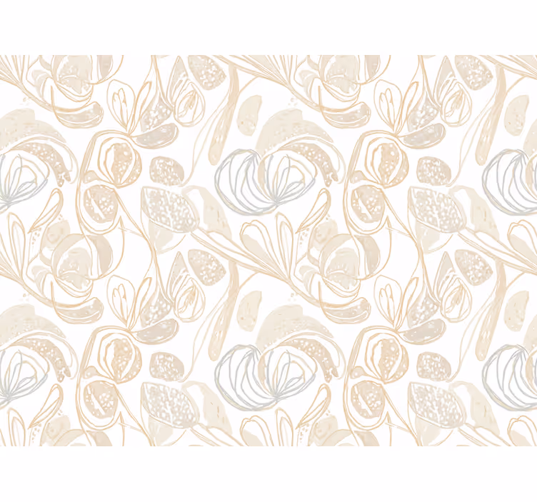 Textured wallpaper beige painted design - TenStickers