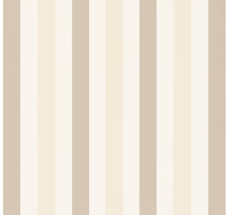 Vertical line wallpaper creme color stripes - TenStickers