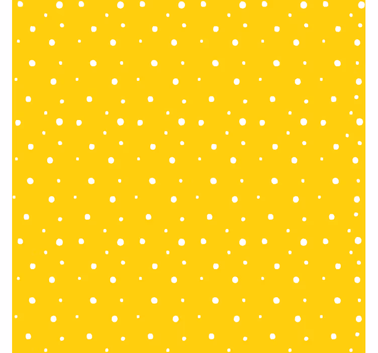Yellow wallpaper circles pattern - TenStickers