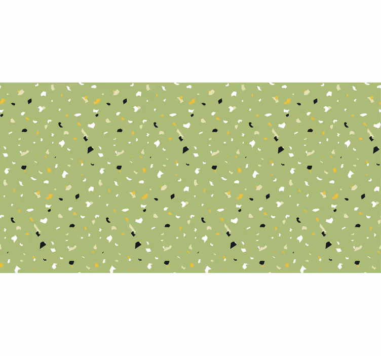 Green wallpaper terrazzo green - TenStickers