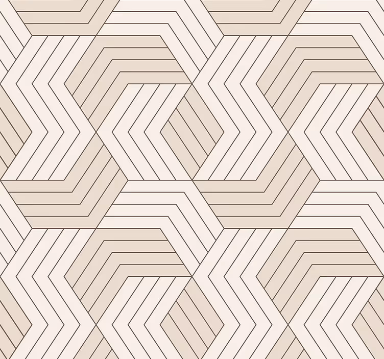 Geometric Parquet geometric wallpaper - TenStickers