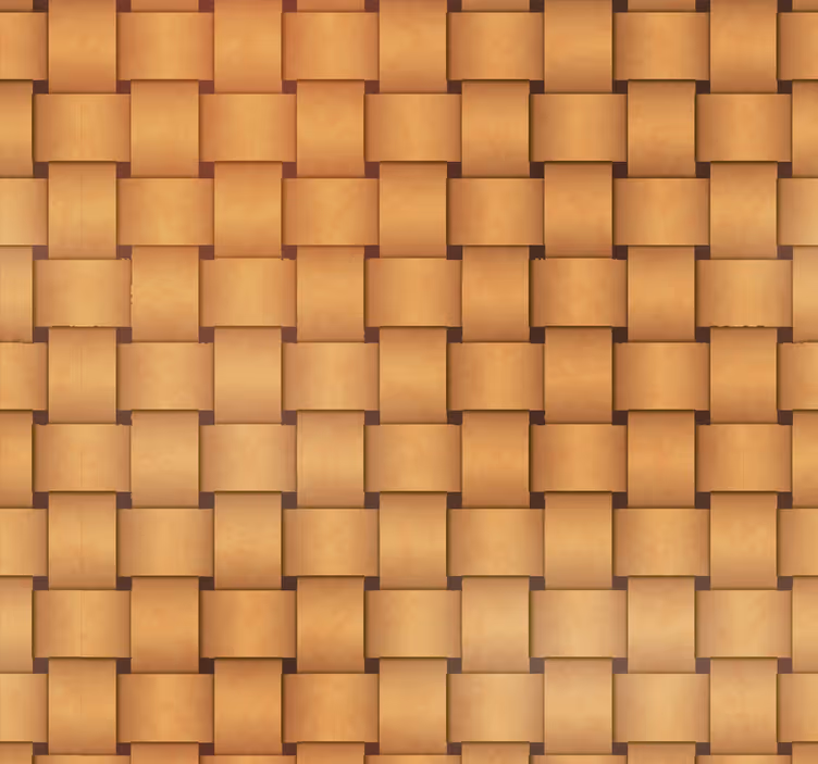 Wood effect Textured Wallpaper - TenStickers