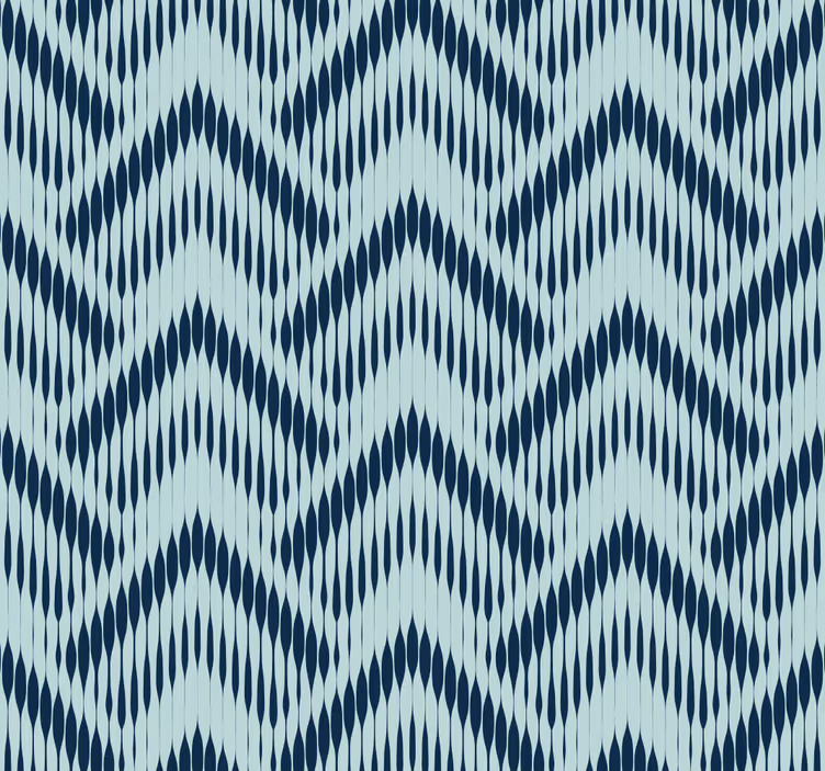 Ikat Chevron Pattern geometric wallpaper - TenStickers