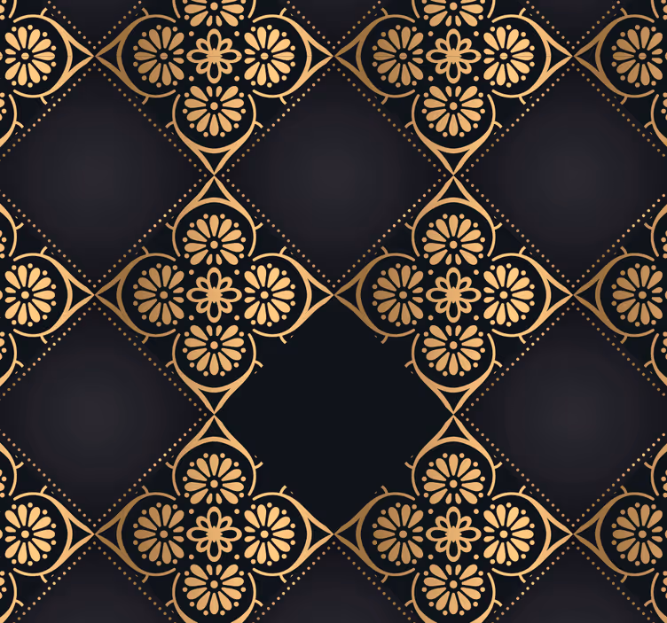 Abstract Wallpaper Royal Adoration - TenStickers