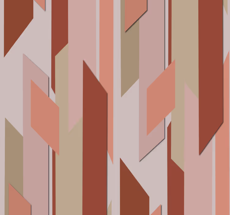 Abstract Geometric geometric wallpaper - TenStickers