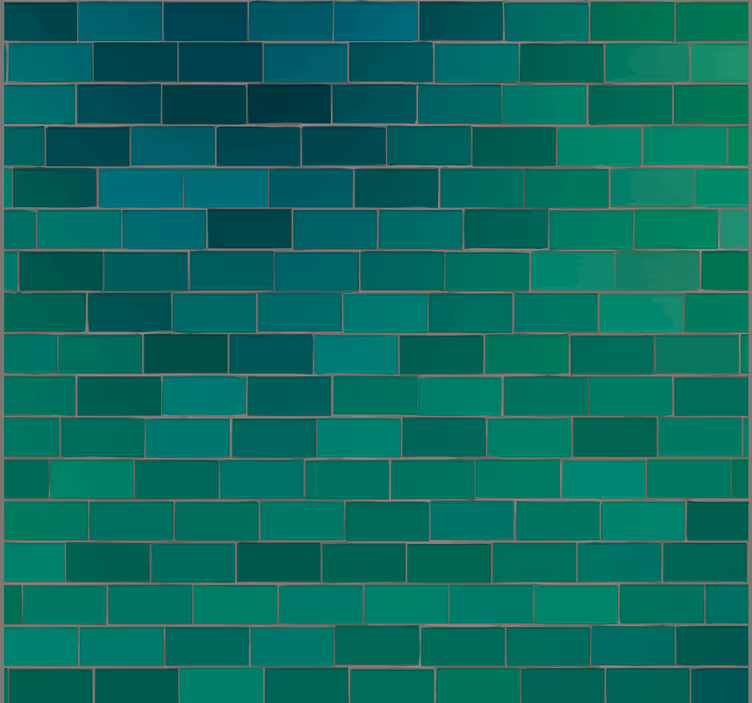 Green Tiled Texture texture pattern wallpaper - TenStickers