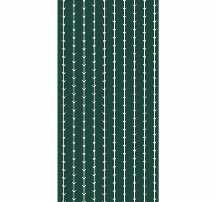 Geometric Bamboo Design geometric wallpaper - TenStickers